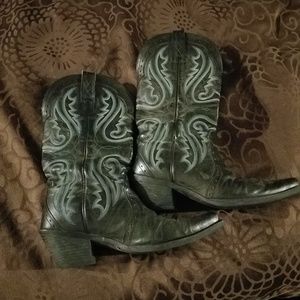 Ariat leather cowboy boots